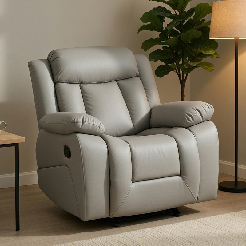 Manuel Suni Deri Planör Rocker Recliner